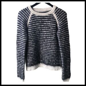 BILLABONG Eyelash Striped Crewneck Sweater